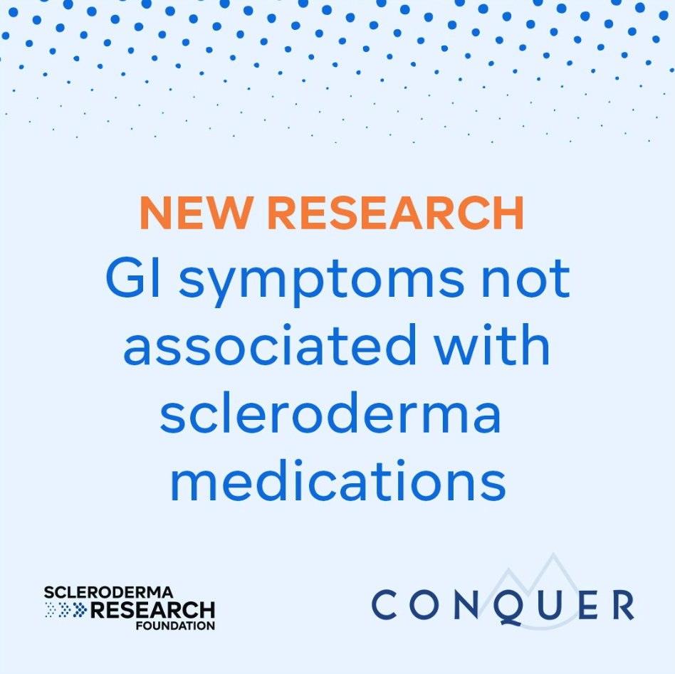 new research: GI symptoms not associated with scleroderma medications