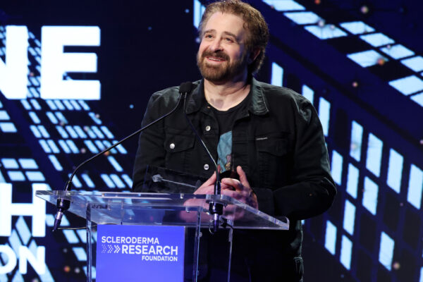 The Scleroderma Research Foundation's Cool Comedy Hot Cuisine NEW YORK, NEW YORK - NOVEMBER 12: Adam Duritz speaks onstage during The Scleroderma Research Foundation's Cool Comedy Hot Cuisine at Edison Ballroom on November 12, 2025 in New York City. (Photo by Kevin Mazur/Kevin Mazur/Getty Images for the Scleroderma Research Foundation)