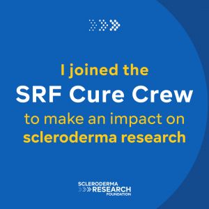 I joined the SRF Cure Crew to make an impact on scleroderma research